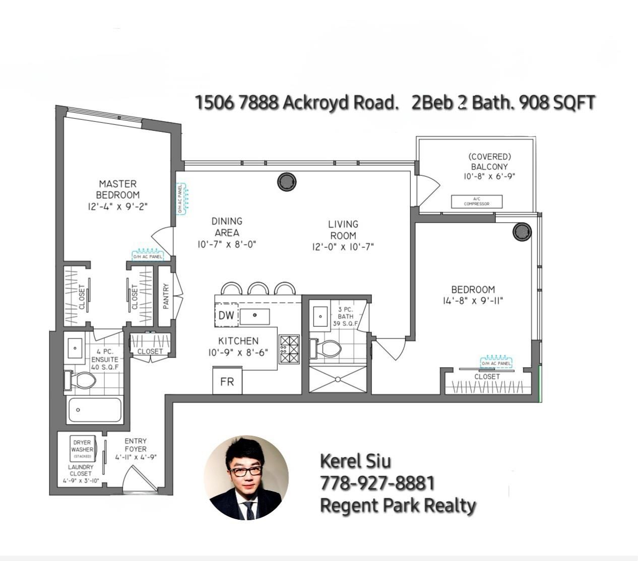 I have sold a property at 1506 7888 ACKROYD RD in RICHMOND
